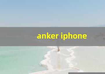 anker iphone